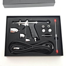 Airbrush Set Spritzpistole mit Kompressor Mini Air Brush Tragbares 0.3/0.5/0.8MM