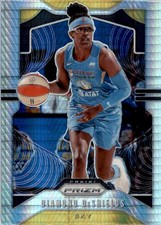 2020 Panini Prizm WNBA Prizms Hyper #74 Diamond DeShields - NM-MT