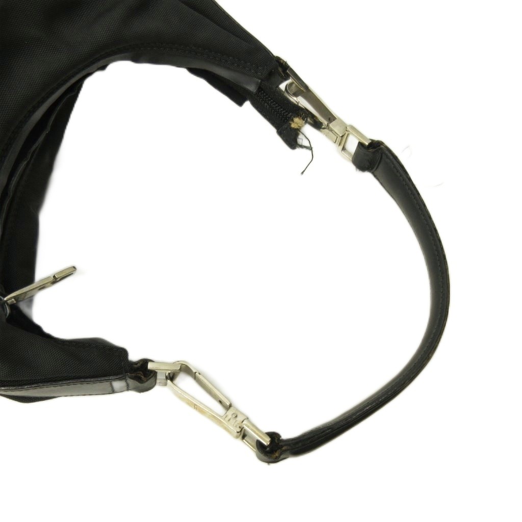 mini handbag lining all over pattern nylon black … - image 5