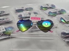 11 Lot Of The Children's Place Multi-Color Beaveled Heart UV Sunglasses-Youth 5 