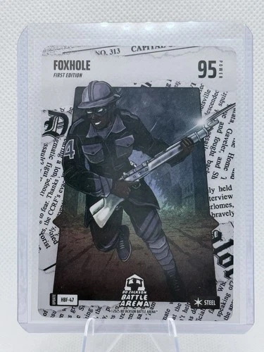 Bo Jackson Battle Arena Update #HBF-47 Foxhole Headliners Steel Battlefoil