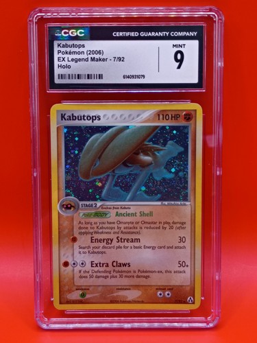 Kabutops graded CGC 9 for sale on eBay