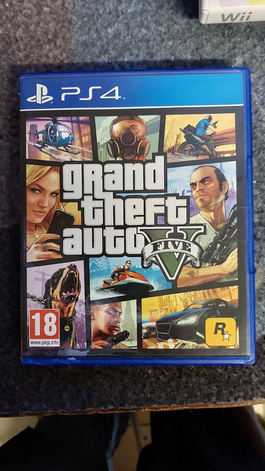 Sony PS4 Playstation 4 - GTA V Grand Theft Auto 5 - Complet Dos FRA Pal, photo 1 sur 3