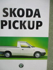 Catalogo pickup Skoda +diesel +struttura plastica +telo marzo 1999 + prezzi 1/99