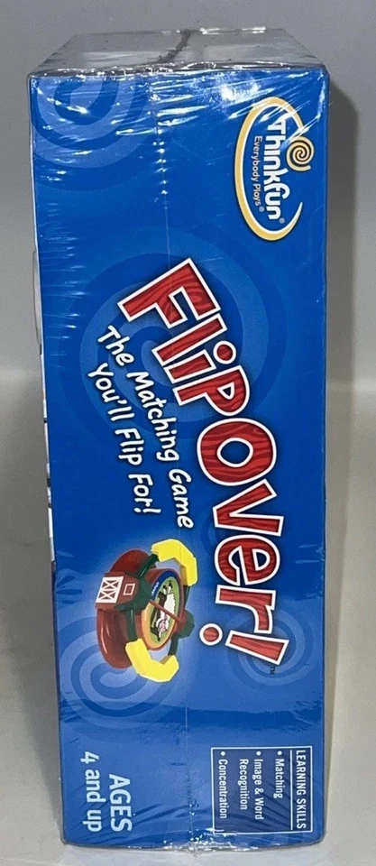 Think Fun Flip Over! 2009 Educational Animals Words OT/PT Teaching NEW SEALED - Image 4 of 4