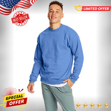 Hanes EcoSmart Fleece Crewneck Sweatshirt Unisex Soft Cozy