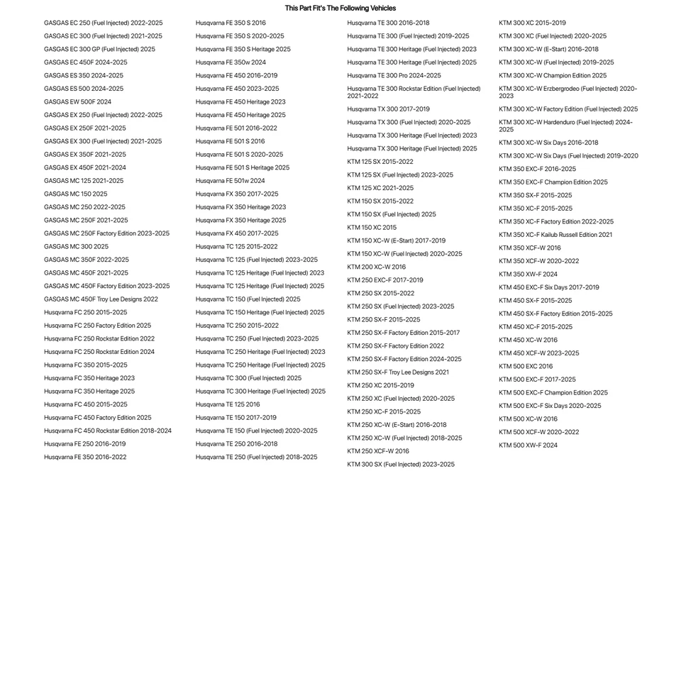 Acerbis X-Future Front Disc Cover with Mounting Kit Red For KTM 150 XC 2015 - Image 2 of 2