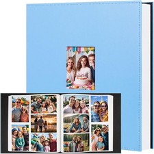 Stylish 4x6 Leather Photo Album with 700 Pockets - Ideal for Family Memories
