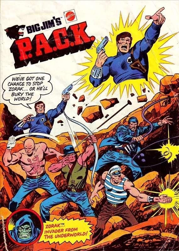 Big Jim's P.A.C.K. Libro de historietas con fotocopia #1