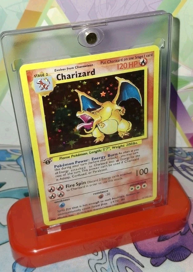 Pokémon TCG Charizard 1st Edition Shadowless Collectible Please Read Description - Image 2 of 4