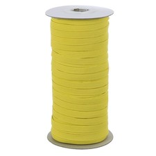 1/4"x50 Yards Yellow Elastic Bands Stretch Flat Elastic Cord for DIY Craft