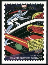 2022 Upper Deck Marvel Beginnings Vol 2 #CA2 Silver Surfer's Board Cosmic Alpha