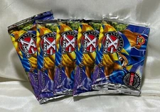 New/sealed! 1996 Fleer X-MEN Trading Cards Lot of 5 Packs MARVEL