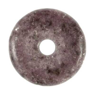 Pi (pendentif) Chinois En Onyx Noir - Diamètre 4 Cm, Pierre Naturelle, Neuf Avec étiquette