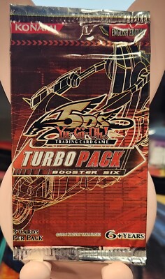 Yu-Gi-Oh Turbo Pack 6 Factory Sealed Konami Official American English New