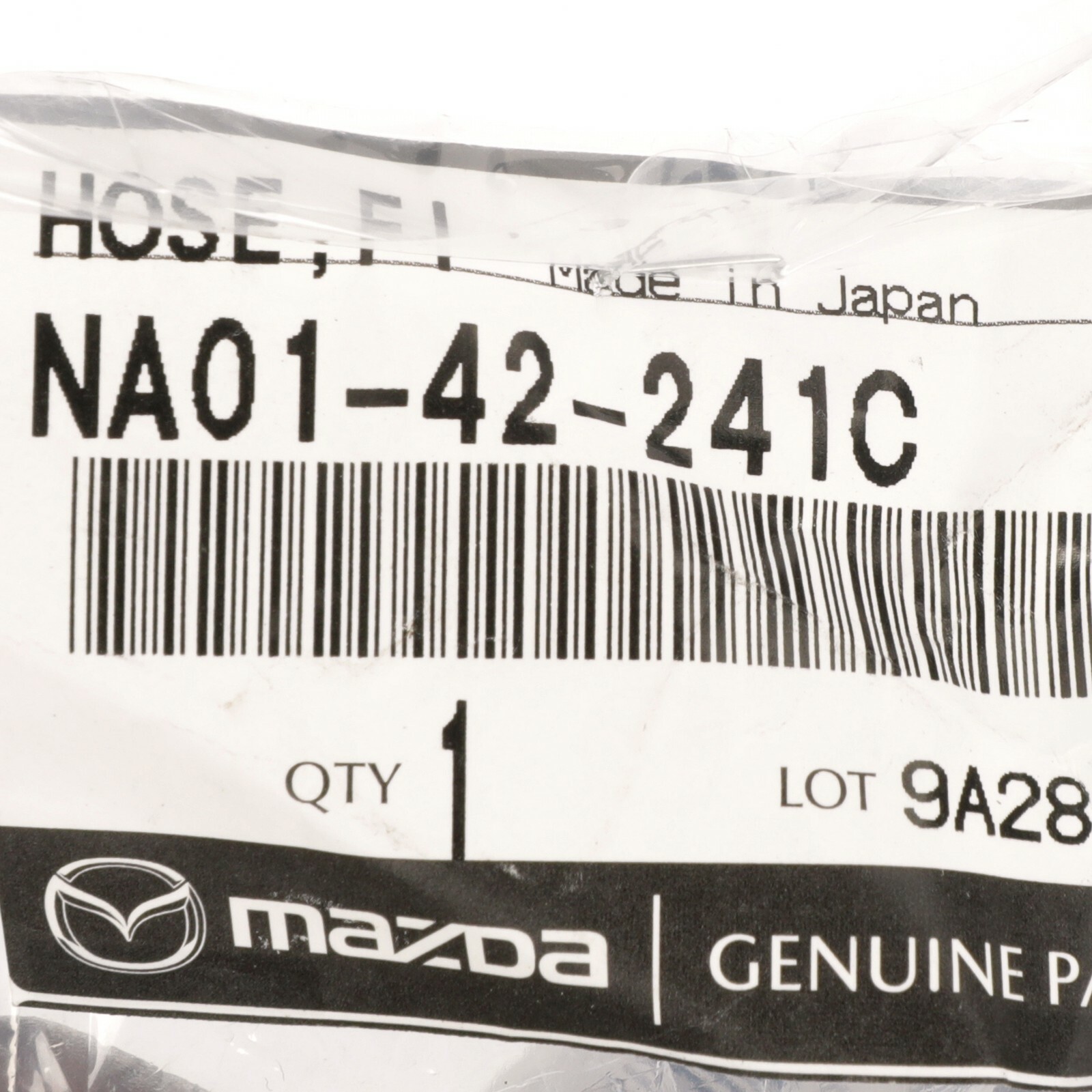 OEM NEW Mazda Fuel Tank Filler Inlet Hose 19901997 Miata NA0142241C