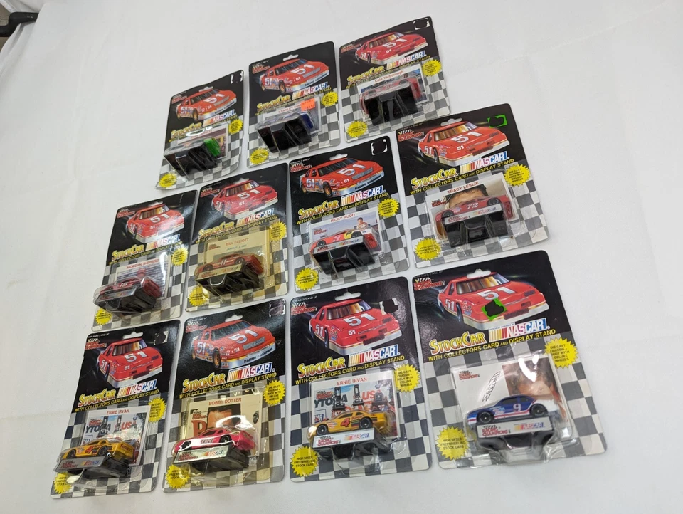 Racing Champions STOCK CAR Lote 11 Coches NASCAR 1/64 + Tarjetas Coleccionables, De Colección 1992 Foto 3 de 4