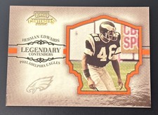 2004 Playoff Contenders Legendary Orange Herman Edwards #d 636/2000 Philadelphia