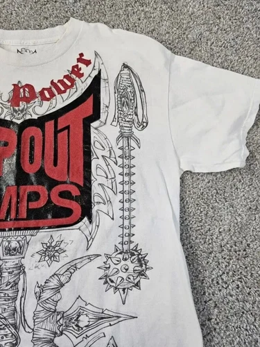 Hot Tapout Short Sleeve Y2K Unisex Hip Hop Skate Loose Print Size Street T-Shirt - Picture 10 of 14