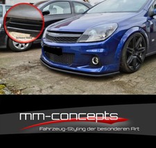 CUP Spoilerlippe SCHWARZ für Opel Astra H OPC Frontspoiler Spoilerschwert Lippe 