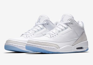 retro 3 pure white