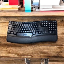 Microsoft Sculpt Comfort Keyboard Wireless Black KGR1173 Mod. 1531 No Receiver