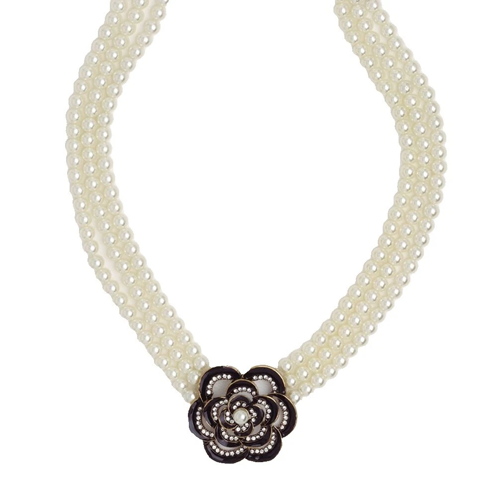 Simulated Stone Yellow Gold Filled Choker Fashion Necklaces & Pendants