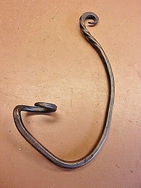 Small Hand Crafted Brass Candle Holder 3" x 6" Nice Twist Design FREE S/H!