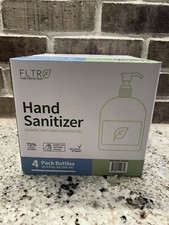 lot of 4 FLTR Pure Protection Hand Sanitizer Gel Exp July 2022