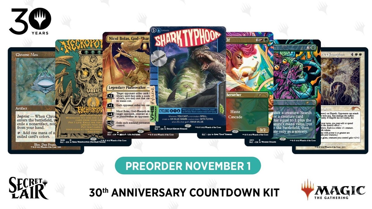 MTG Secret Lair 30th Anniversary Countdown Kit! - Magic 