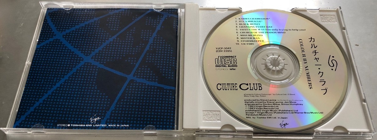 CULTURE CLUB Colour By Numbers - This Time HTF JAPAN 2x CD LOT