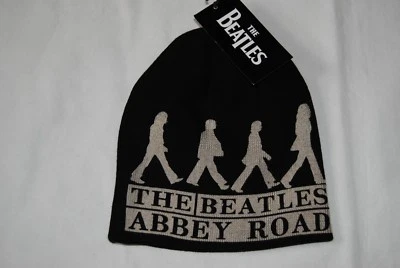 THE BEATLES ABBEY ROAD BEANIE SKI HAT NEW OFFICIAL MCCARTNEY LENNON HARRISON