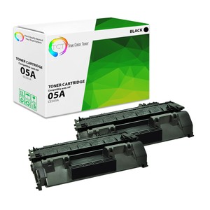 TCT 2 Negro CE505A 05A Toner Cartucho HP LaserJet P2035 P2055 P2035n  P2055dn | eBay