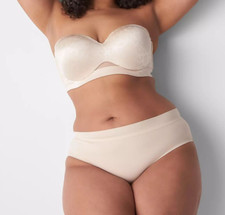 Lane Bryant CACIQUE Silky COMFORT BLISS Hipster Panty BEIGE NUDE Plus 14/16 NWT