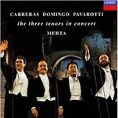 Three Tenors in Concert  The Three Tenors CARRERAS,DOMINGO, PAVAROTTI (CD, 1990)