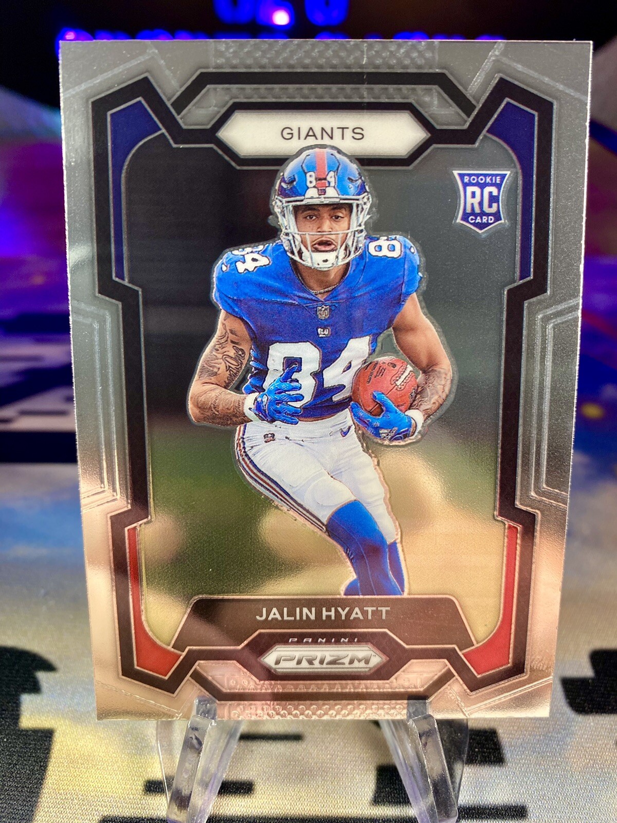 2023 Jalin Hyatt Panini Prizm Rookie Card #378 New York Giants