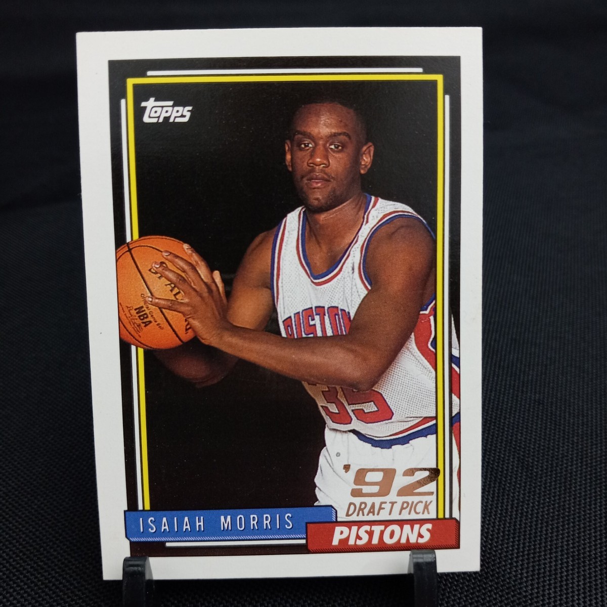 1993 Topps '92 Draft Pick Isaiah Morris #386 NBA Basketball Card