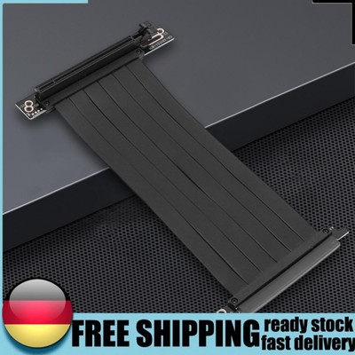 PCI-E3.0/PCI-E 4.0 X16 Riser Cables High Speed Riser Cables Black -150mm/200mm
