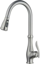 Kelelife KF1755N Kitchen Sink Faucet, Nickel