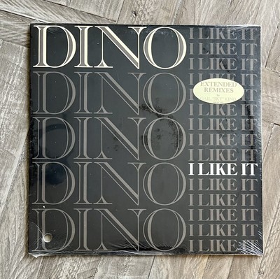 DINO I LIKE IT 12'' 1989 ISLAND BWAY483 SHRINK HYPE STICKER ( SEALED)