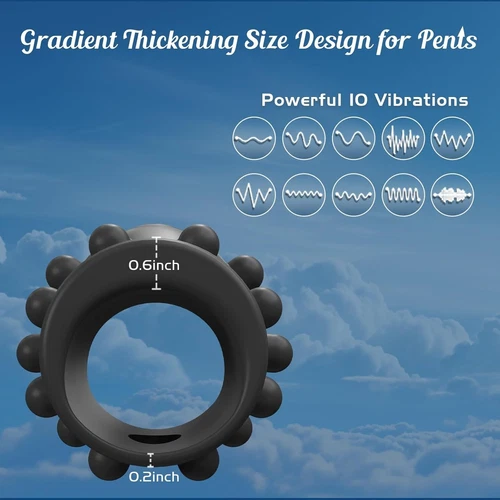 Penis Sleeve Cock Ring Girth Enhancer Extender Erection Sex Toys For Men Couples - Picture 3 of 9