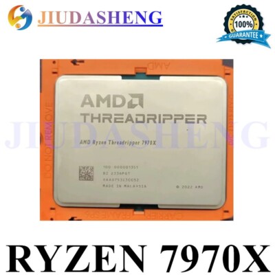 Unlocked AMD Ryron Threadripper 7970X 32core 64threads 4.0GHz CPU processor 350W