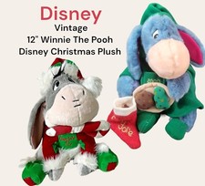 Walt Disney World Christmas Plush Winnie The Pooh eeyore