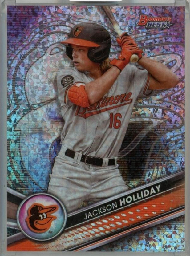2022 Topps Bowman’s Best Jackson Holliday Top Prospects Mini-Diamond #TP-2 /299