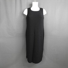 Braeda Horan Sweater Dress Large Black Capsule Heavy Minimalist Quiet Luxury