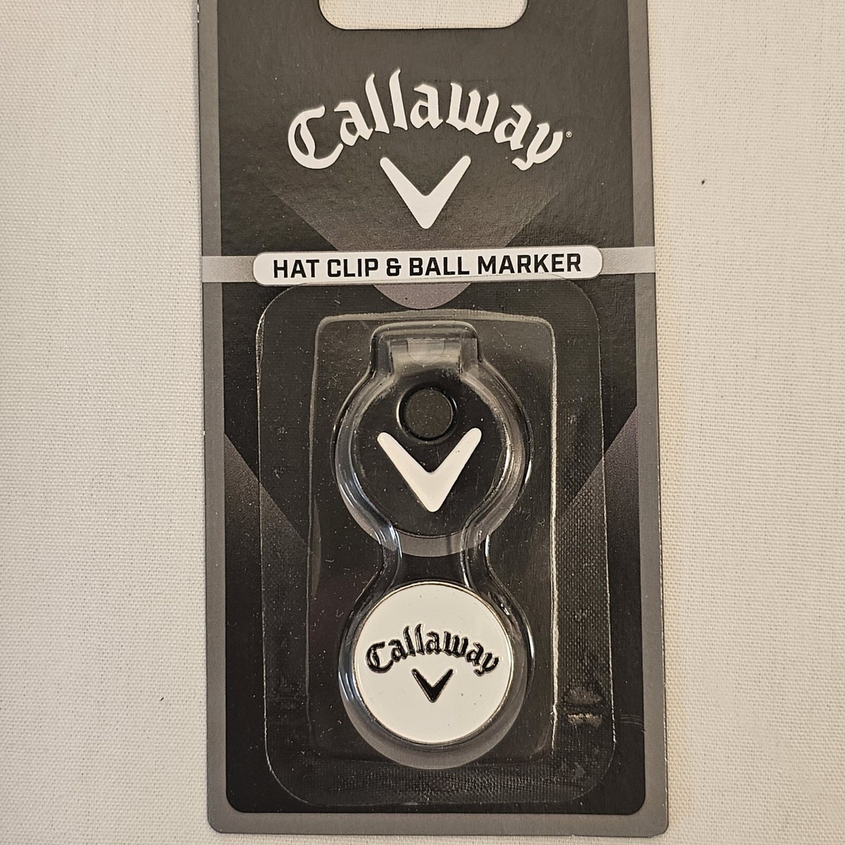 Callaway Golf Hat Clip and Ball Marker - Black/White NEW | eBay