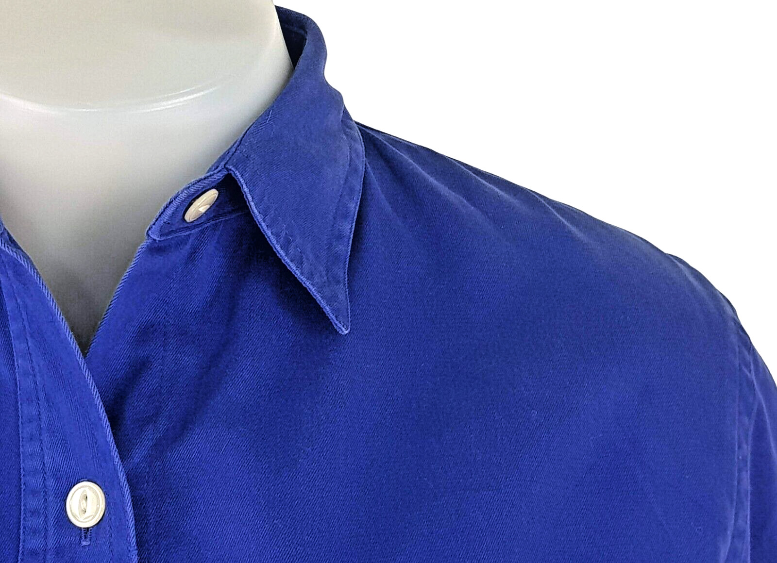 LAUREN RALPH LAUREN PETITE Womans Blue L/S EVENING SHIRT - S - PS - SP -RRP £129 image 2