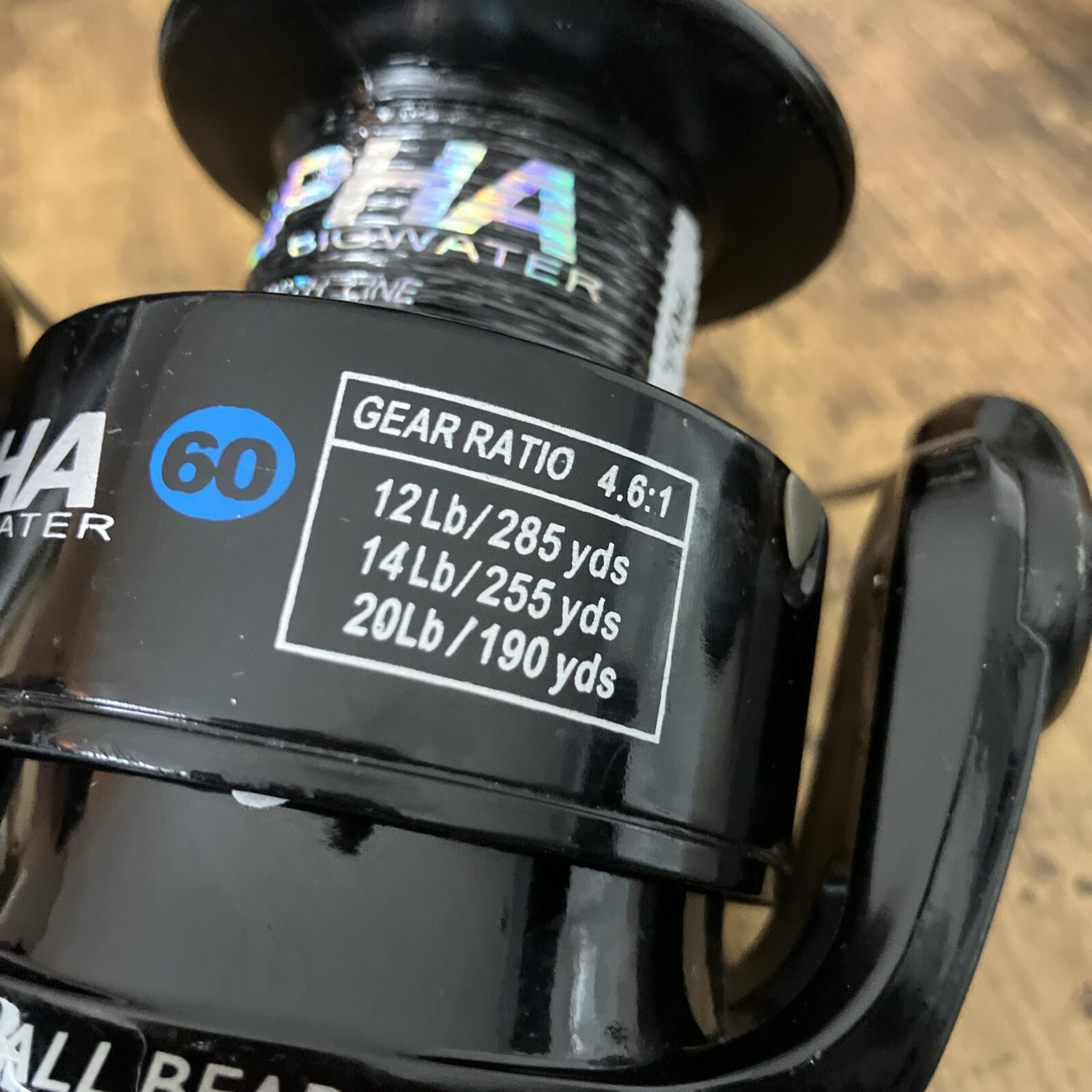 Shakespeare Alpha BIGWATER 60 Spinning Freshwater Fishing Reel