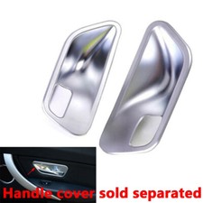 Silver Interior Door Handle Bowl Cup Plastic Trim Fits 13-20 F32 F33 435i 428 M4