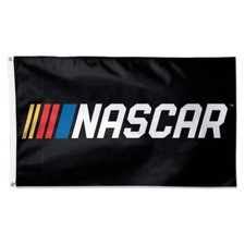 Nascar Car Racing 3x5 FT Black Flag Wall Decore Banner